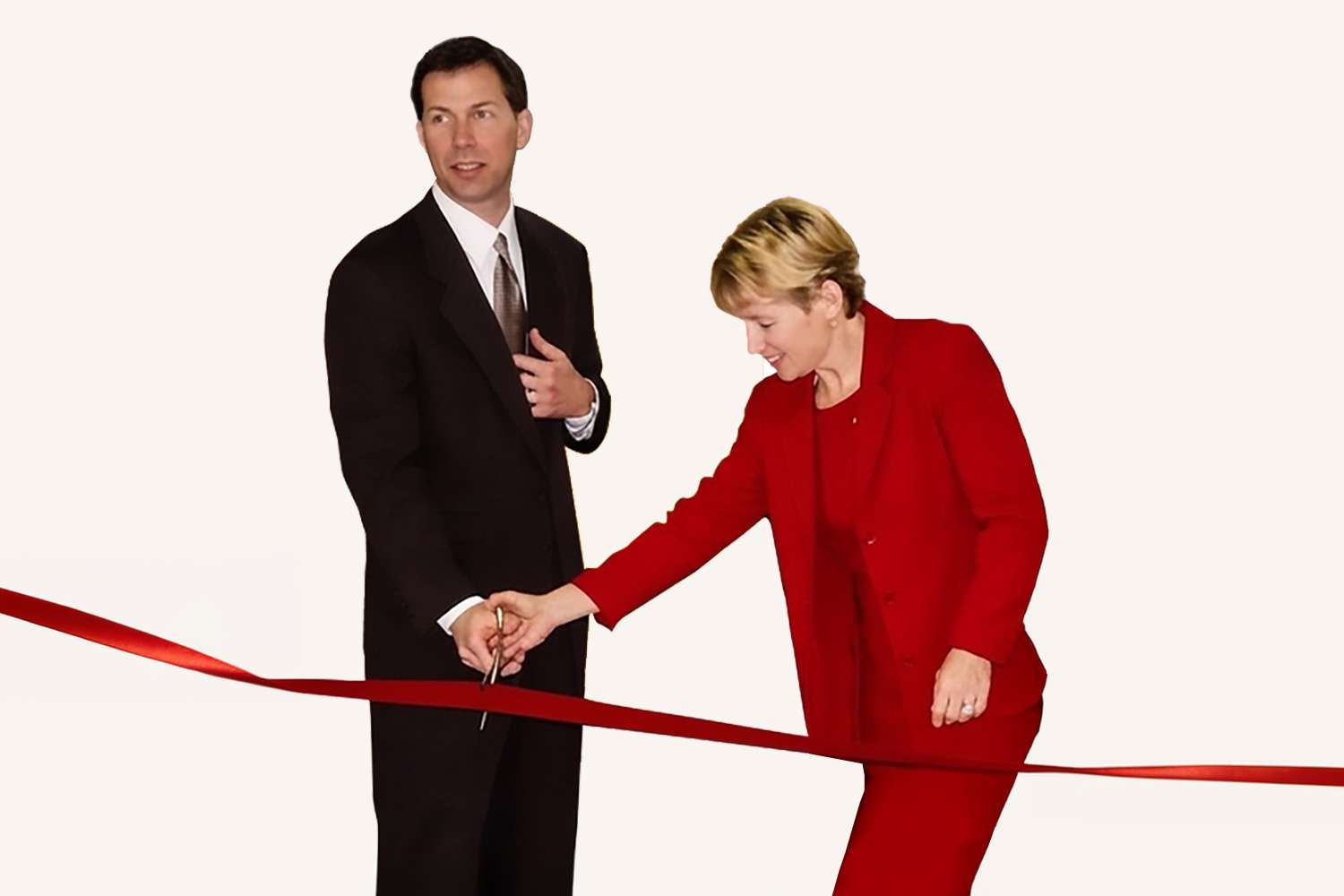 2000 Grand Opening ribbon cutting