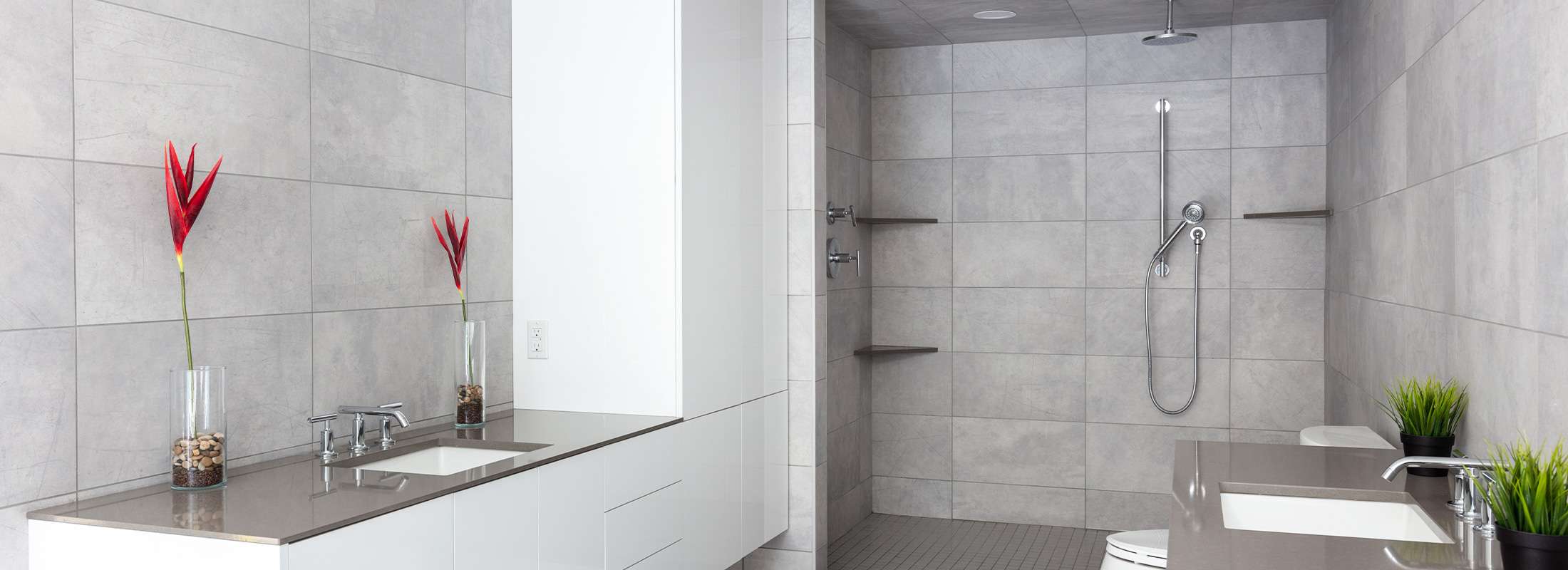 walk in shower